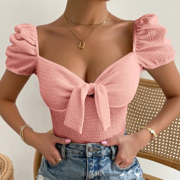 Boho Puff Sleeve Top - Picture 6 of 10